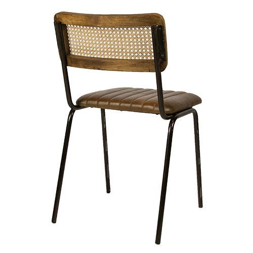 KJ JENSEN Brown industrial Upholstered indoor chair
